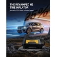thumbnail image 4 of AstroAI H2 Tire Inflator Portable Air Compressor Tire Pumps, 150PSI, 12 DC Auto Pump with Digital Pressure Gauge, Emergency LED, 4 of 11