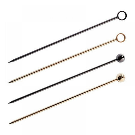 

20 Pcs Cocktail Picks for Drinks Stainless Steel Cocktail Toothpicks Reusable Cocktail Skewers Garnish Picks Bloody Mary Skewers Metal Martini Picks for Olives Appetizers Fruit 4.3 Inch