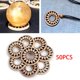 thumbnail image 2 of 50 piezas de sin terminar, , fabricación de joyas, rebanadas de en , manualidades, accesorios de joyería DIY, 50x50mm Soledad Piezas de madera, 2 of 10