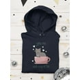 thumbnail image 3 of You, Me And A Cup Of Tea. Hoodie Women -Image by Shutterstock, Female Medium, 3 of 4