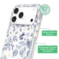 thumbnail image 3 of onn Blue Toile Phone Case for iPhone 17 Pro Max, 3 of 6