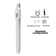 thumbnail image 2 of Tignapoo Modern White MIDI Digital Saxophone with ABS Build, Long Battery Life, and Adjustable Blowing Levels for Versatile Music Practice, 2 of 6