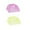 Pink and yellow, variant on 2 Pack Large Pop Up Food Cover Tent Mesh Fly Screen Net Umbrella Outdoor Picnic BBQ Protector 16.5in