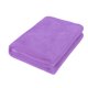 thumbnail image 1 of Manta de franela YUEHAO, acogedora, ligera y gruesa, suave y cálida para niños, color coral, ideal para todas las estaciones (50 × 70 cm, morado), 1 of 4