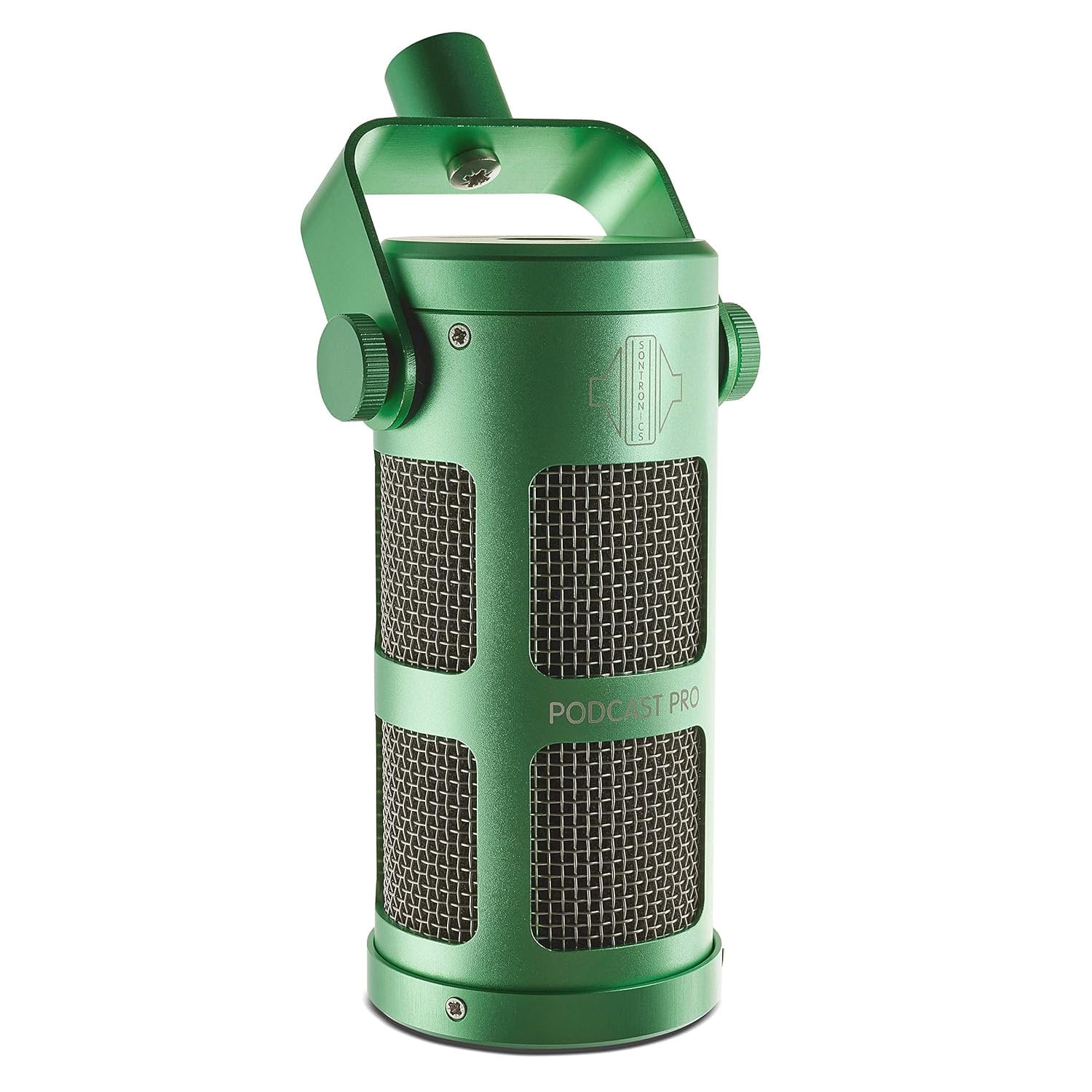 Sontronics Podcast Pro - Dynamic Podcast / Streaming / Broadcast / Gaming Microphone. Green