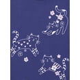 thumbnail image 2 of Wonder Nation Little Girls Short Sleeve Graphic Tee, Sizes 4-10, 2 of 3