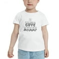 thumbnail image 2 of If You Think I Am You Should See My Mommy Funny Toddler T Shirts for Boys Girls (White, Youth M), 2 of 5
