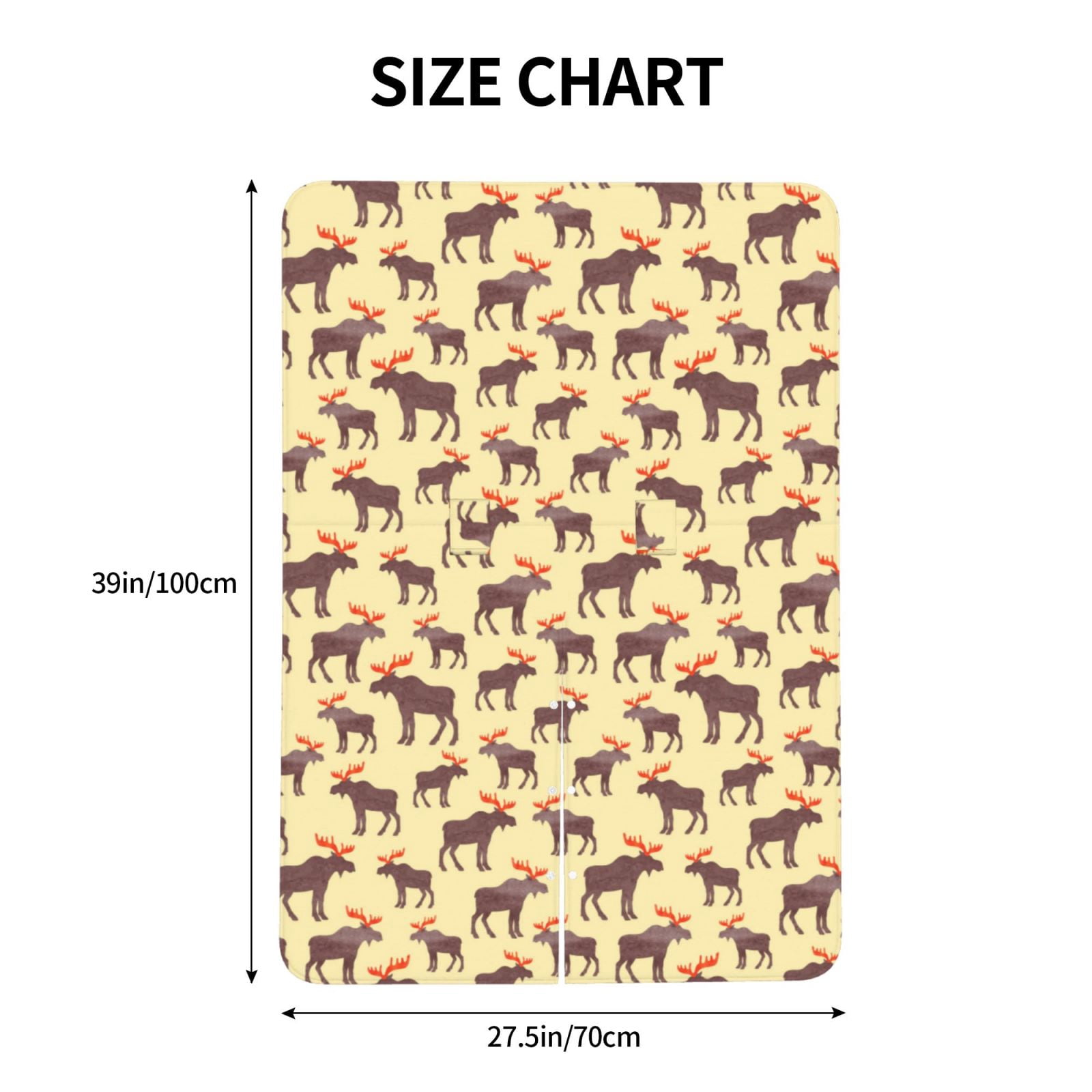 Car Seat Cover Baby - vintage moose elk yellow cool Breathable Infant Car Seat Cover for Baby Carseat, Lightweight Comfort Baby Essentials Must Haves Newborn Stuff for Girl Boy