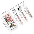 thumbnail image 2 of Fotbe Bird and Floral for Stainless Steel Kids Silverware Set - Child and Toddler Safe Flatware - Children's Knife, Fork And Spoon Set - Metal Kids Cutlery Set, 2 of 8