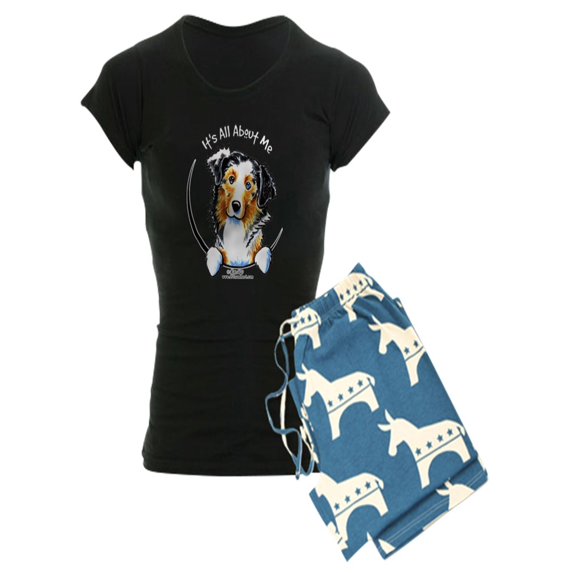 CafePress - Australian Shepherd IAAM - Women's Dark Pajamas