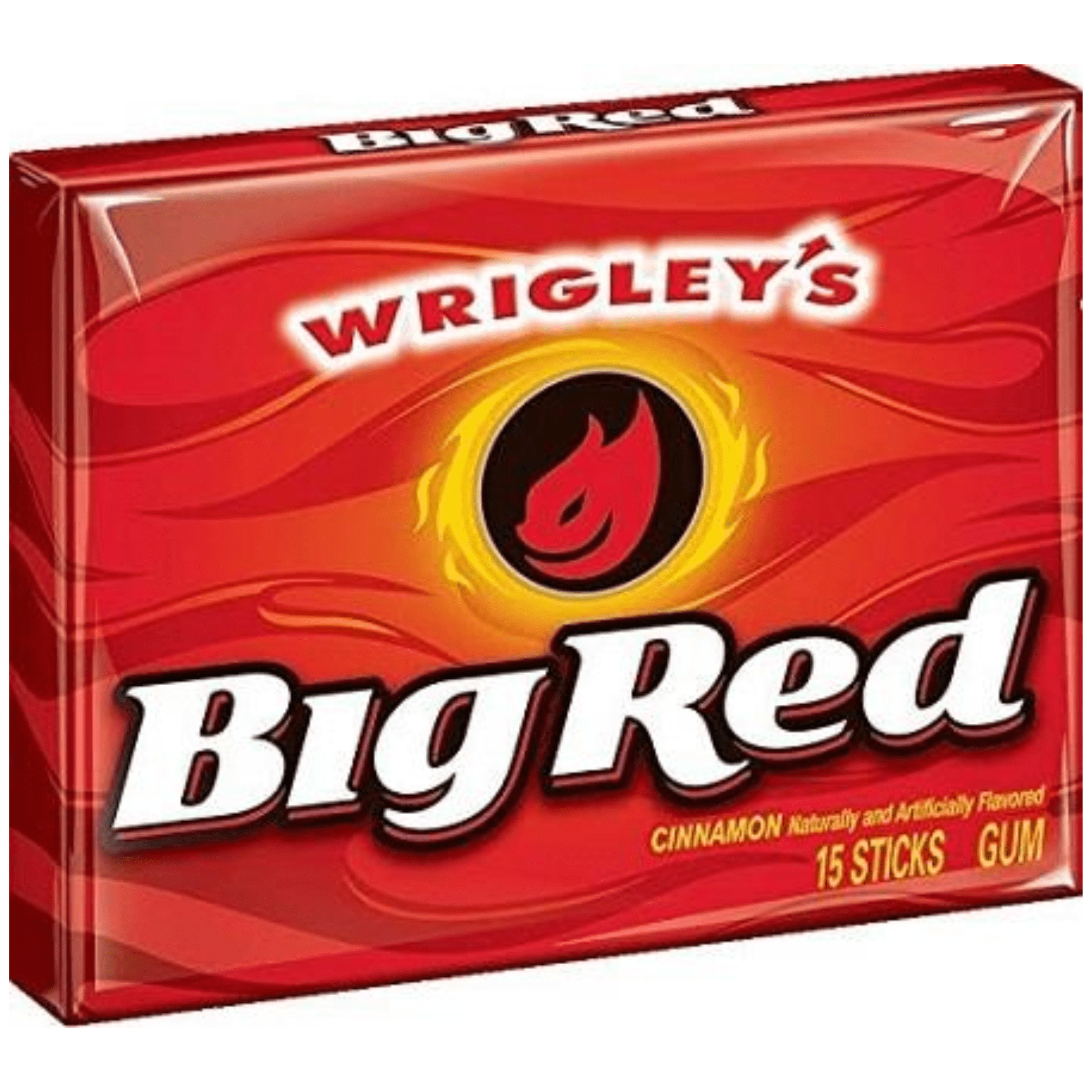 Wrigley's BIG RED CINNAMON Chewing Gum, 15 Pieces Each Pack (Pack of 20) DOUBLE UP and SAVE