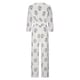 thumbnail image 5 of Puntoco Conjunto de dos piezas de top y pantalones con estampado de temperamento y cuello en V para mujer Puntoco Puntoco-2984, 5 of 6