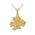thumbnail image 1 of Pendentif Dragon en Or Jaune 14K avec Chaîne, 1 of 4