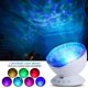 thumbnail image 2 of Proyector LED de luz nocturna infantil con olas del océano y control remoto, música hipnótica, 7 modos de parpadeo, ideal para dormitorio infantil, regalo de Navidad (blanco), 2 of 5