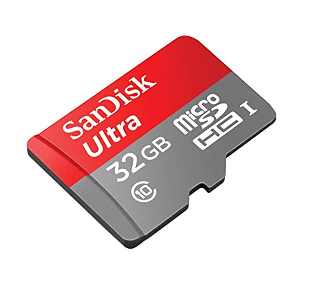 SanDisk Ultra 32GB MicroSDHC Class 10 UHS Memory Card Speed Up To 30MB/s With Adapter - SDSDQUA-032G-U46A [Old Version]