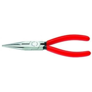 NWS 8 Chain Nose Pliers (Radio Pliers) - TitanFinish - SoftGripp, Tethered  Attachment