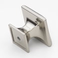thumbnail image 2 of GlideRite 1-1/4 in. Square Twisted Drawer Cabinet Knob, Satin Nickel - 5865-SN, 25 Pack, 2 of 4