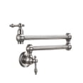 thumbnail image 1 of Pot Filler Double Joint Spout Folding Stretchable Swing Arm Wall Brass Kitchen Faucet Single Hole Two Handle Kitchen Sink Faucet ,bar Laundry RV Farmhouse, 1 of 7