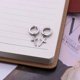 thumbnail image 3 of Ear Cuff Clip On Earrings Without Piercing Unisex Earring Cuff No Pierced No Hole Earings Fashion Jewelry (Steel Color Cross), 3 of 3