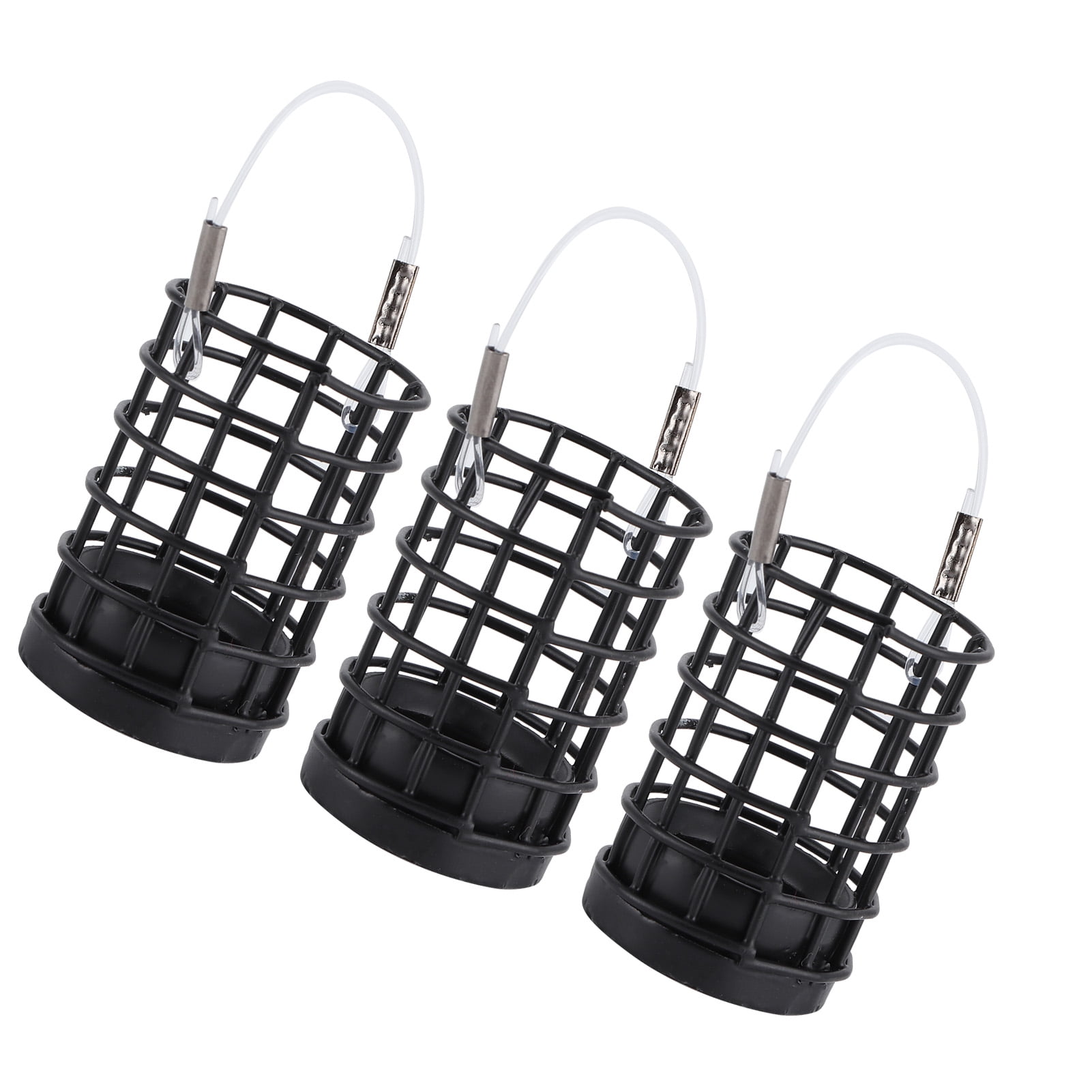 Kit 3 Cages à Appâts De Pêche CLISPEED - Tailles Petit, Moyen, Grand - Pour Truite, Carpe, Précision - Plastique