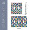 thumbnail image 2 of Yayeee Toggle Light Switch Wall Plate 3-Gang 6.37"x4.48" Decorative Outlet Cover, Blue Checkered Daisy, 2 of 7
