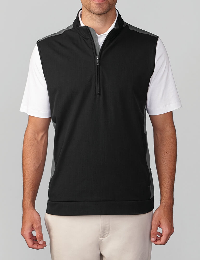 Ashworth Stretch 1/2 Zip Wind Golf Vest Men's AM5108S6 New Choose Color!