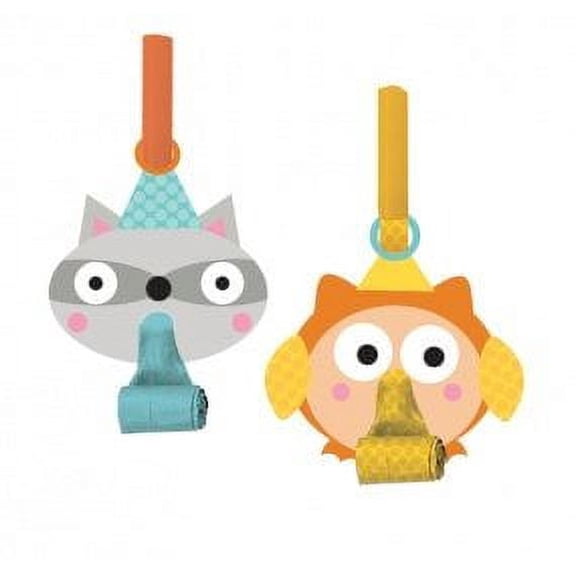 Happy Woodland Blowouts w/Medallion 8 Per Pack