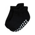 thumbnail image 3 of Hudson Baby Infant Boy Non-Skid No-Show Socks, Black, 0-6 Months, 3 of 3