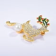 thumbnail image 6 of [Clearance] Christmas Decorations Brooch Pin for Women 14K Gold Plated Reindeer Elk Running Deer Shiny Crystal Animal Brooch Pin Jewelry Gift for Mom Girlfriend Wife Mothers Day on Clearance, 6 of 7