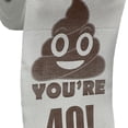 thumbnail image 3 of Roll Poop - Regalos de cumpleaños para inodoro impresos para mujeres y hombres (40 cumpleaños), 3 of 3