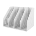 thumbnail image 4 of Magazine Desk Organizer File Organizer Holder Vertical Paper Foldable Letters Multi Compartment Sturdy Magazine File Organiser for Desktop D, 4 of 10