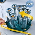 thumbnail image 3 of Bottle Drying Rack, Rotating Bottle Dryer Holder, 5/7/9-Digit Detachable Design Vertical Drain Stainless Steel Cup Holder for Kitchen Countertop, 3 of 8