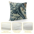 thumbnail image 4 of Creowell Seahorse Throw Pillow Covers Soft Ocean Creature Themed Pillow Cases Cushion Covers for Living Room Bedroom Marine Life Sealife Decor Throw Pillowcases for Sofa Couch Chair White, 4 of 5
