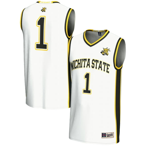 Unisex GameDay Greats White  Wichita State Shockers #1 Basketball Jersey