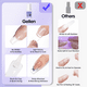 thumbnail image 4 of Gellen Pegamento para Uñas para Uñas Postizas con Removedor de Pegamento para Uñas, Pegamento para Uñas Seco Al Aire y Juego de Removedor de Pegamento Acrílico para Uñas Postizas, 0.23 fl oz Pieza, 4 of 10