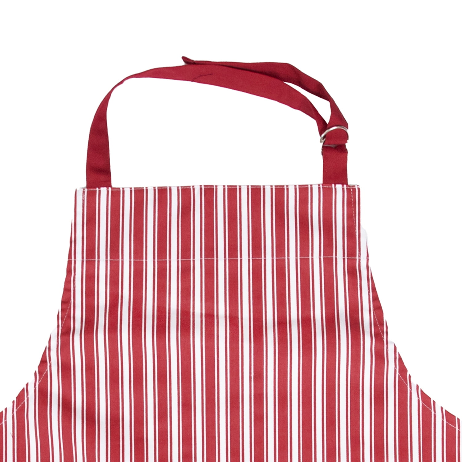 Better Houseware Adjustable Striped Apron (Red), 1685/R