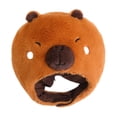 thumbnail image 2 of lionlar Capybara Headwear Cute Plush Animal Hat for Stage Performance Birthday Party, 2 of 9