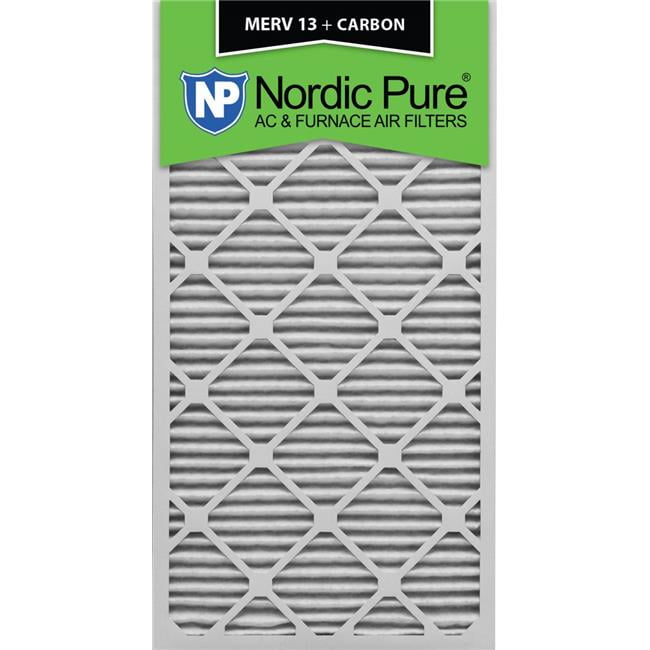 Nordic Pure 12x12x1 Exact MERV 11 Pleated AC Furnace Air Filters 2 Pack