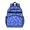 Paisley and Damask Blue Pattern, variant on Paisley and Floral Purple Pattern Cute School Backpack Bag for School with Padded Back and Adjustable Shoulder Straps 15.25"x11.5"x5.25"