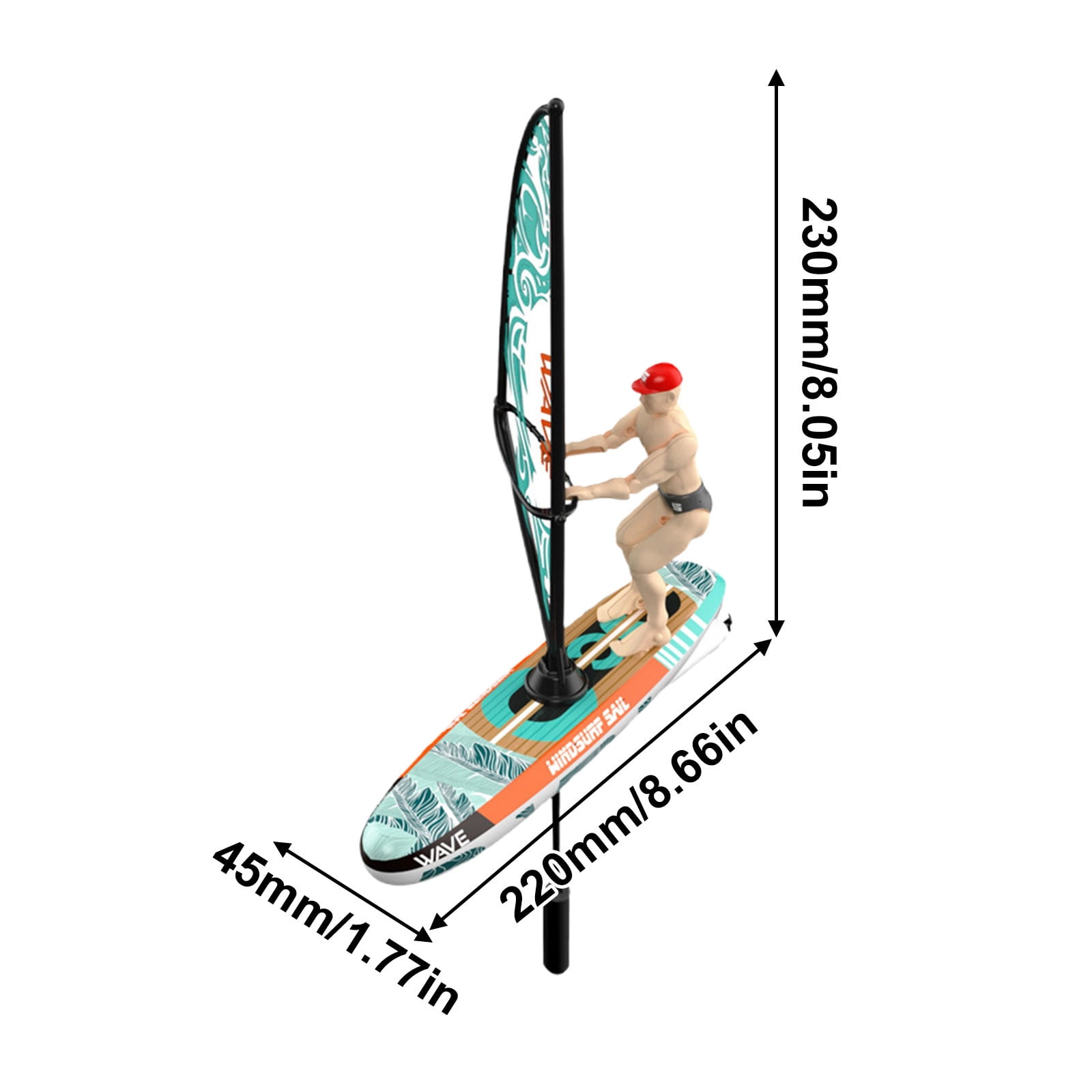 Remote-Controlled Racing Sailboat Dual-Speed Watercraft Waterproof Night Sailing LED Navigation Marine RC System High-Performance Aquatic Vehicle Recreational Equipment 8.7 Inch