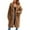 1-Coffee, variant on Womens Snake Print Long Coat Winter Oversized Lapel Vintage Style Warm Outerwear Lapel Jackets Warm Fuzzy Outerwear