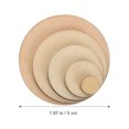 thumbnail image 3 of KAKOWELY 525pcs Wooden Discs Card Making Supplies Synthetic Material Writing Birthday Parties, 3 of 4