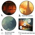 thumbnail image 3 of Designart "Modern City Skyline" Sky Wall Art Prints, 3 of 7