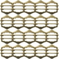 thumbnail image 1 of Miangastore Metal Adjustable Slide Buckle Alloy Rectangular 50Pcs 1.26X1.06X0.20in, 1 of 8