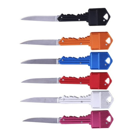 Tactical Folding Pocket Knife Protable Mini Key Folding Knife Stainless Steel Pocket Knifes Outdoor Tactical Hunting EDC Tool ()