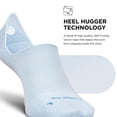 thumbnail image 5 of Feetures Elite Light Cushion Invisible Socks - Anti-Slip Sport Sock Liner with Targeted Compression - Ice , Medium (1 Pair), 5 of 7