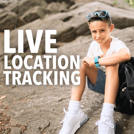Xplora - Kids’ XGO3 Jungle Edition (GPS + Cellular) Smart Watch Calls, Messages, SOS, GPS Tracker, Camera, Step Counter, SIM Card - Blue