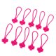 thumbnail image 1 of 10 Piezas de Cremallera de Clip Antideslizante de Flor para Reparación de Cremallera para Chaqueta Maleta Rosado, 1 of 6