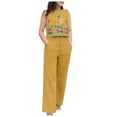 thumbnail image 2 of Turilly Women's Plus Size Clothes Women's Round Neck Sleeveless Shorts Top Widened Leg Pants Long Pants Se, 2 of 6