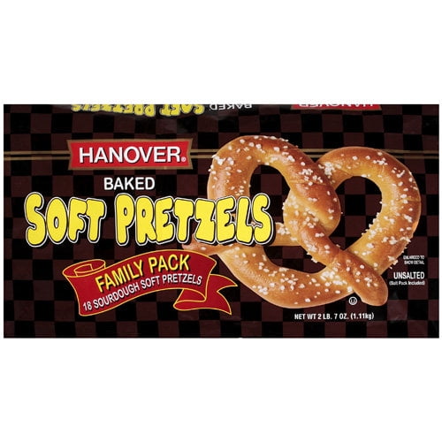 Hanover Frozen Soft Baked Pretzels, 39 oz
